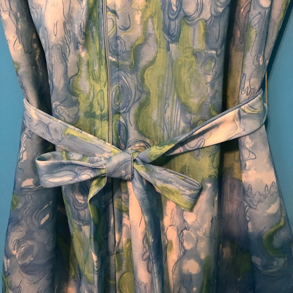 Vintage 70s Short Sleeve Checkaberry Dress - Picture 4 of 8